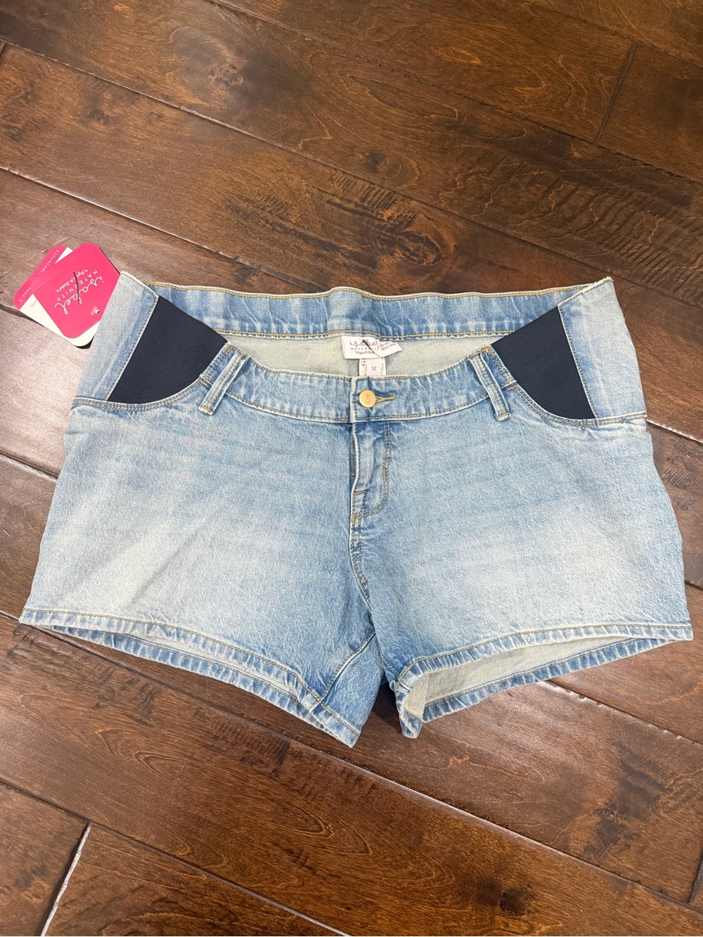 New! Isabel Maternity Denim Shorts